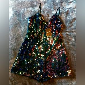 Sequined Romper